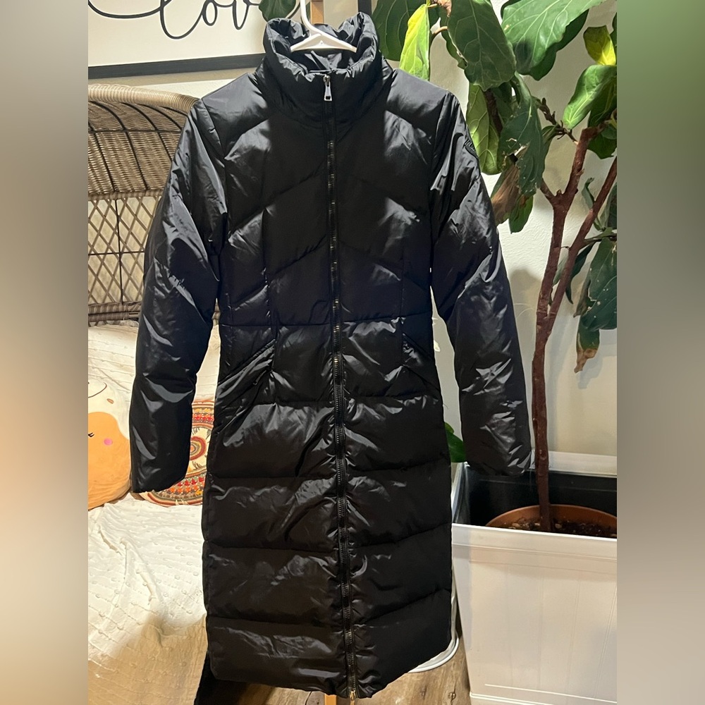 Moncler Black Long Puffer Coat - Picture 12 of 15